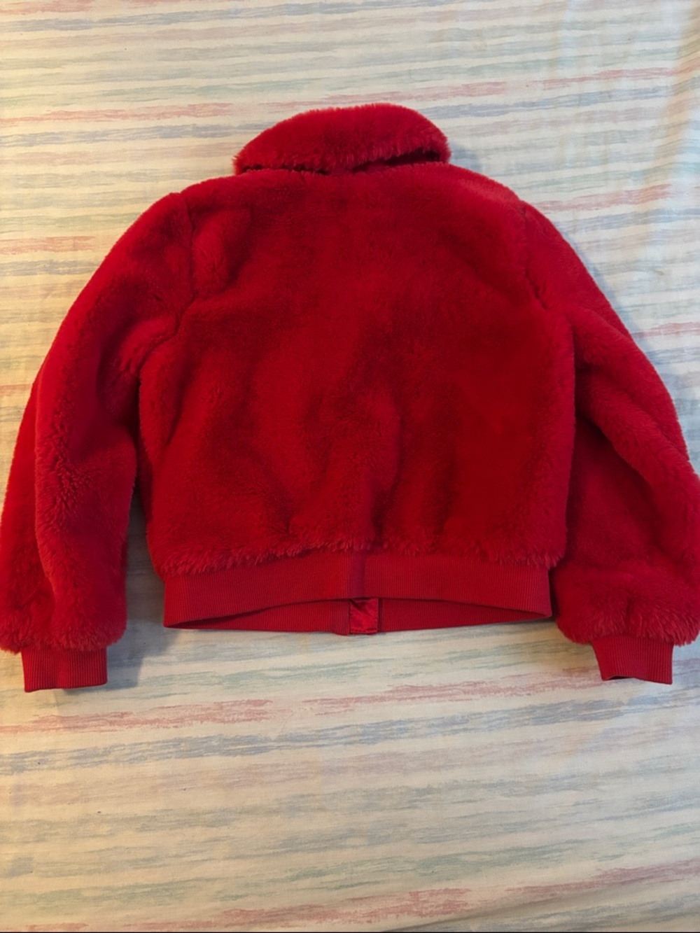 Hanna Anderson Faux Fur Jacket sz 8 - Picture 7 of 7
